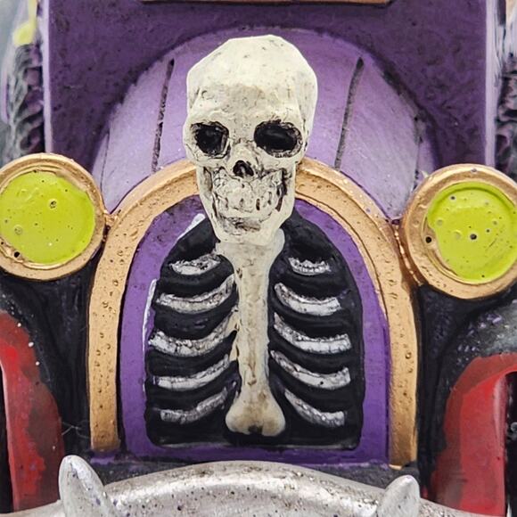 Department 56 Halloween Village Accessory Last Rites Ride Hearse 6001740 Box - Picture 16 of 16